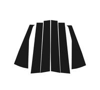 Car Door Edge Protector Matte Black Car Window Cover Pillar Posts Trim Decal Sticker For Mercedes For Benz A Class W169 5-Door Hatchback 2005-2012(Black)