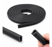 Car Door Edge Protector Rubber U Shape Edge Trim Car Door Protectors Edge Guards for Most Cars Protection,5M/16.4Ft (Black)