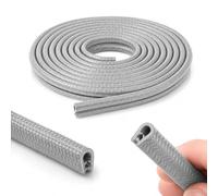 Car Door Edge Protector Rubber U Shape Edge Trim Car Door Protectors Edge Guards for Most Cars Protection,5M/16.4Ft (Gray)