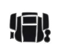 Car Door Groove Mat Gate Slot Mat Rubber Anti-Slip Mat For A-udi A3 8V 2013-2018 2019 S3 RS3 RS 3 For S Line(Black White)