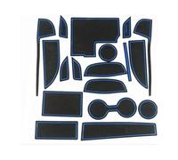 Car Door Groove Pad For Mazda CX-5 CX 5 CX5 2017 2018 Car Door Groove Mat Gate Slot Pad Non-slip Cup Mats Anti Slip Interior Styling LHD(Blu)