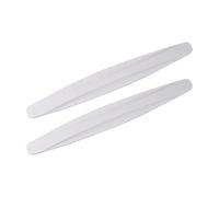 Car Door Guard 2Pcs Universal Anti-Collision Protector Rubber Car Door Products Auto Front And Rear Corner Bumper Cover Guard Lip Strip Sticker ProtectorAnti-Scratch(WHITE)