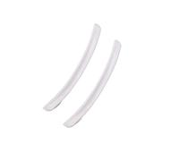 Car Door Guard 2PCS Universal Soft Car Fender Flare Arch Sticker Vents Protector Cover Anti-Scratch Strip Mud Flaps ProtectorAnti-Scratch(White 2pcs)