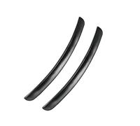 Car Door Guard 2PCS Universal Soft Car Fender Flare Arch Sticker Vents Protector Cover Anti-Scratch Strip Mud Flaps ProtectorAnti-Scratch(Black 2pcs)