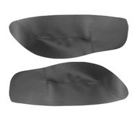Car Door Handle Armrest Panel Cover for VW Jetta 2002 2003 2004 2005(RHD), Microfiber Leather Interior Door Panel Trim Interior Accessories,A/Black-B/2pcs~Rear