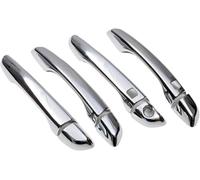 Car Door Handle Bowl Cover Trim,for Hyundai,for Tucson 2015-2019 Sticker Styling Car Door Handle Trim(Silver 2 buttons)