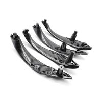 Car Door Handle Carbon Fiber Interior Car Door Pull Handle with Outer Cover Trim for BMW 3 4 Series F30 F80 F31 F32 F33 F34 Door Handle Cover(F30 F35 F80 4PCS Set)