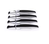 Car Door Handle Compatible With Land For Rover For Range For Vogue L405 2013-2022 For Sport 2014-2022 Car Door Handle Cover Trim Cover Replacement(Black silver)