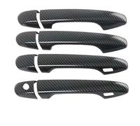 Car Door Handle Cover Carbon Fiber Glossy Black Cars Accessories Decoration Styling,For Forester SJ 2013-2018