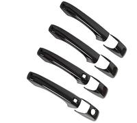 Car door handle cover Compatible With Jeep For Grand For Cherokee 2011 2012 2013 2014 2015 2016 2017 2018 2019 2020 2021 Car Rearview Side Mirror Cover Door Trim(Smart Keyhole black)