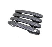 Car Door Handle Cover Exterior Moulding Trim Protector for Toyota for Prius XW30 ZVW30 2010-2015(Keyless Entry)