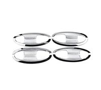 Car Door Handle Cover For Ford For Fiesta MK7 2009-2014 ABS Chrome Car Styling Door Handle Protection Cover Door Bowl Trim Stickers (Color : Door Bowl Cover)