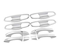 Car Door Handle Cover for G&olf 7 MK7 2013-2019 Car Side Door Handle Cover Trim Sticker Styling Accessories Chrome Bowl(Silver E)