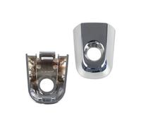 Car Door Handle Cover For L200 2005-2015 1Pcs Outer Door Handle Cover Left Right Chrome For For Montero 2008-2015 Exterior Door Handles(Right with hole)