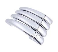 Car Door Handle Cover for Peugeot 2008 A94 MK1 2013-2019 Car Door Handle Covers Scratch Proof Styling Trim Exterior Part Auto Accessories(Silver B)