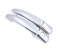 Car Door Handle Cover for Peugeot 2008 A94 MK1 2013-2019 Car Door Handle Covers Scratch Proof Styling Trim Exterior Part Auto Accessories(Silver a)