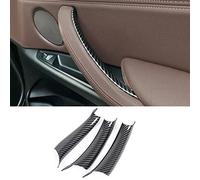 Car Door Handle Cover Interior Door Handles Decorate Covers Auto Inner Door Handle Protective Trim Cover For BMW X5 X6 E70 E71 F15 F16 2013-2019 (X5 F15 2014-2018/X6 F16 2015-2019, Carbon fiber color)