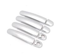 Car Door Handle Cover Replacement for Seat for Toledo 1999 2000 2001 2002 2003 2004 2005 2006 2007 Car Exterior Door Handle Cover Trim Accessories Handle Shell(Carbon Style 3)(Silver A)