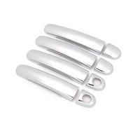 Car Door Handle Cover Replacement for Seat for Toledo 1999-2007 Carbon Fiber Style Chrome Car Exterior Door Handle Covers Accessories Replacement Car Handle Shell(Silver 1)(Silver 1)