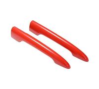Car Door Handle Cover The Black Exterior Car Trunk Rear Door Handle Stickers Decoration Cover 2PCS/Set Replacement for JCW for F54 for Clubman(Red)