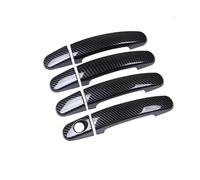 Car Door Handle Cover Trim for Ford for Falcon FG FGX G6E XR6 XR8 XT 2009-2016 Scratch Proof Set Styling Exterior Parts Vehicle Door Handle Cover(Carbon Fiber)