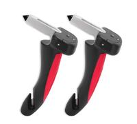 Car Door Handle for Elderly - Pack of 2 Easy Exit Handles for Car, Portable Vehicle Support Handle with Emergency Seatbelt Cutter & Window Breaker, Ideal Car Lift Tool for Seniors