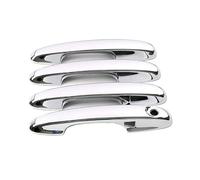 car door handle For Ford for Focus 2019 2020 Black Exterior Side Door Handle Cover Moulding for Chrome Trim Frame Bezel With 2 for Smart for Hole(1)