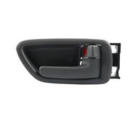 Car Door Handle Interior Pull Handle Replacement Black Mounting Bracket with Red Release Detail for Vehicle Cabin Door Opening and Closing Suitable for Car Interior Repair, Gray, Right Side