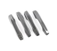 Car Door Handle Trim Cap Compatible with Civic 11th Gen 2022 2023 2024 Car Carbon Fiber Style Exterior Door Handle Moulding Cover Trim w/Keyless Entry Decor(Gloss Black)(Carbon Fiber)