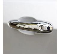 Car Door Handle Trim Cap Compatible with Jeep for Compass Second Generation 2017 2018 2019 Accessories ABS Car Door Handle Protection Cover Covers(No Smart Hole)(No Smart Hole)