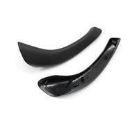 Car Door Inner Handle 2pieces Car Door Inside Grab Pull Handle Cover Trim for Benz S for Class for W220 1998-2003 Front Rear Left Right(Front Cover-Black)