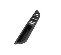 Car Door Inner Handle Car Inner Insider Interior Handle Inner Door Armrest Panel Pull Trim Window Switch Cover for BMW 5 for Series E60 E61 2006-2010 LHD RHD(LHD-Black)