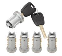 Car Door Key Lock 4 PC Steering Ignition Switch Lock Barrel Cylinr With 2 Keys For Fiat For Punto For Doblo For Panda For Palio For Bravo