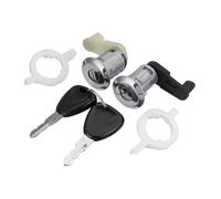 Car Door Key Lock Left+Right Car Door Lock Barrel Cylinder with 2 Key 7701468982 7701468981 for Megane for Scenic for Clio for Master for Thalia
