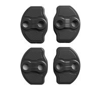 Car Door Latch Cover - 4X Protective Door Lock Buckle Guard, Silent Shock Pads for Vehicle Ventilation, Stopper Accessories for Most Cars, Universal Car Interior Safety Protection Trim for Auto SUV Tr