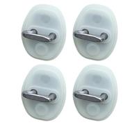 Car Door Lock Cover, Auto Door Lock Strike Protector, Luminous Silicone Buffer Pad Anti-Collision for Most Vehicles Truck Trailer Slam Damage Noise Dust