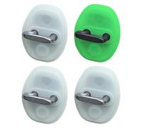 Car Door Lock Cover - Bright Silicone Protective Cover 9 x 7 cm, Shock Absorption Cushioning Pad, Anti-Collision Dust Protection, Anti-UV Protection