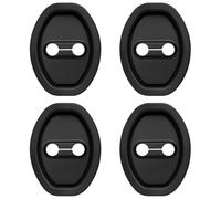 Car Door Lock Cover Protector,for Jeep Cherokee River(KJ)/Cherokee Pioneer(KJ), Waterproof Rustproof Latch Guard Interior Trim Caps Sound Deadening Buffer Pack 4