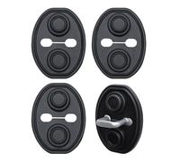 Car Door Lock Cover Set - Silicone Protective Caps for Auto Door Latch Bolt | Soft Elastic Rubber Shield with Scratch Resistant Finish, Vehicle Interior Hardware Guard 3.35x2.6 in