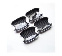 Car Door Lock Latch Cover, for A1 2010-2017 Carbon Fiber Chrome Door Handle Cover Car Trim Stickers Styling Accessories(6)