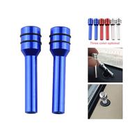 Car Door Lock Pins Aluminum Alloy Lift Button Styling Accessories For 2Pcs Red Blue Silver Optional 10mm Outer Diameter 48mm Length