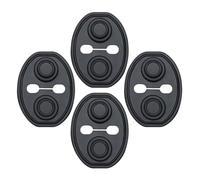 Car Door Lock Protective Covers - 4 Pieces Shock Absorption Door Latch Covers Accessories, Silicone Car Doorr Latch Strike Guard Coveers for Vehicle Exterior Accessories