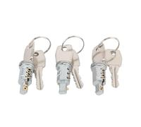 Car Door Lock Set MTC6504 Heavy Duty Metal Front Door Lock Cylinder Kit with Keys Direct Replacement for 90 110 130 Pre 2002 Models Small Key Type