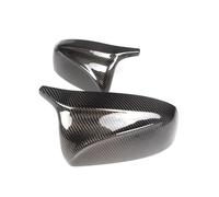 Car Door Mirror Cover Casing For For X5 For X6 For E70 For E71 2007-2013 Carbon Fiber/ABS 2x Mirror Cover Side Rearview Mirror Cap Cover Shell Replacement(Carbon Fiber Look)