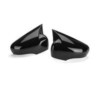 Car Door Mirror Cover Casing For Octavia For Mk3 For A7 5E 2014-2019 Direct Add-On Left & Right 2PCS Car Rearview Mirror Covers Side Wing Mirror Caps(Glossy Black)