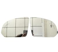 Car Door Mirror Glas For Volvo For XC40 2020 2021 2022 2023 Left Right Wing Rearview BSM Heated Auto Blind Spot Warning Side Mirror Glass(A pair)