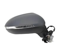 Car Door Mirrors Car Rearview Mirror Assembly For VW For Passat B8 2017 2018 2019 2020 6 8 9 13 Pins Full Door Complete Wing Mirrors Reverse Wing Mirror Assembly(Titanium,8 pins right)