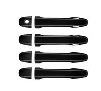Car Door Outside Pull Handle Trim Cover for Subaru Forester 2025 Exterior Handle Trim Sticker Bright Black Anti-Slip