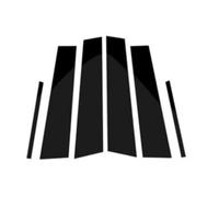 Car Door Pillar Window Compatible With Buick For Lacrosse 2010-2016 Glossy Black Window Door Column B C Pillar Post Cover Trim Decoration Stickers Styling