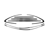 Car Door Protection Strip 10pcs Window Trim Belt Strip For Cayenne 2011-2017 Car Edge Trim